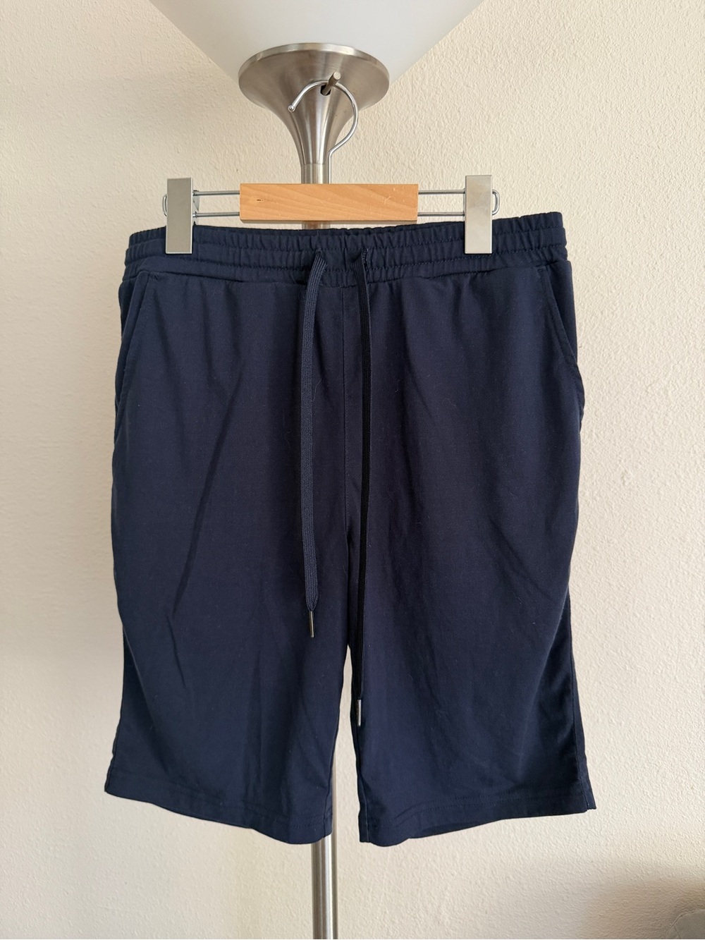 Men's Navy Drawstring Casual Shorts